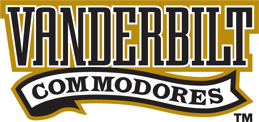 Vanderbilt Commodores 1999-2004 Wordmark Logo iron on transfers for clothing